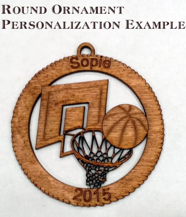 Train Christmas Ornament