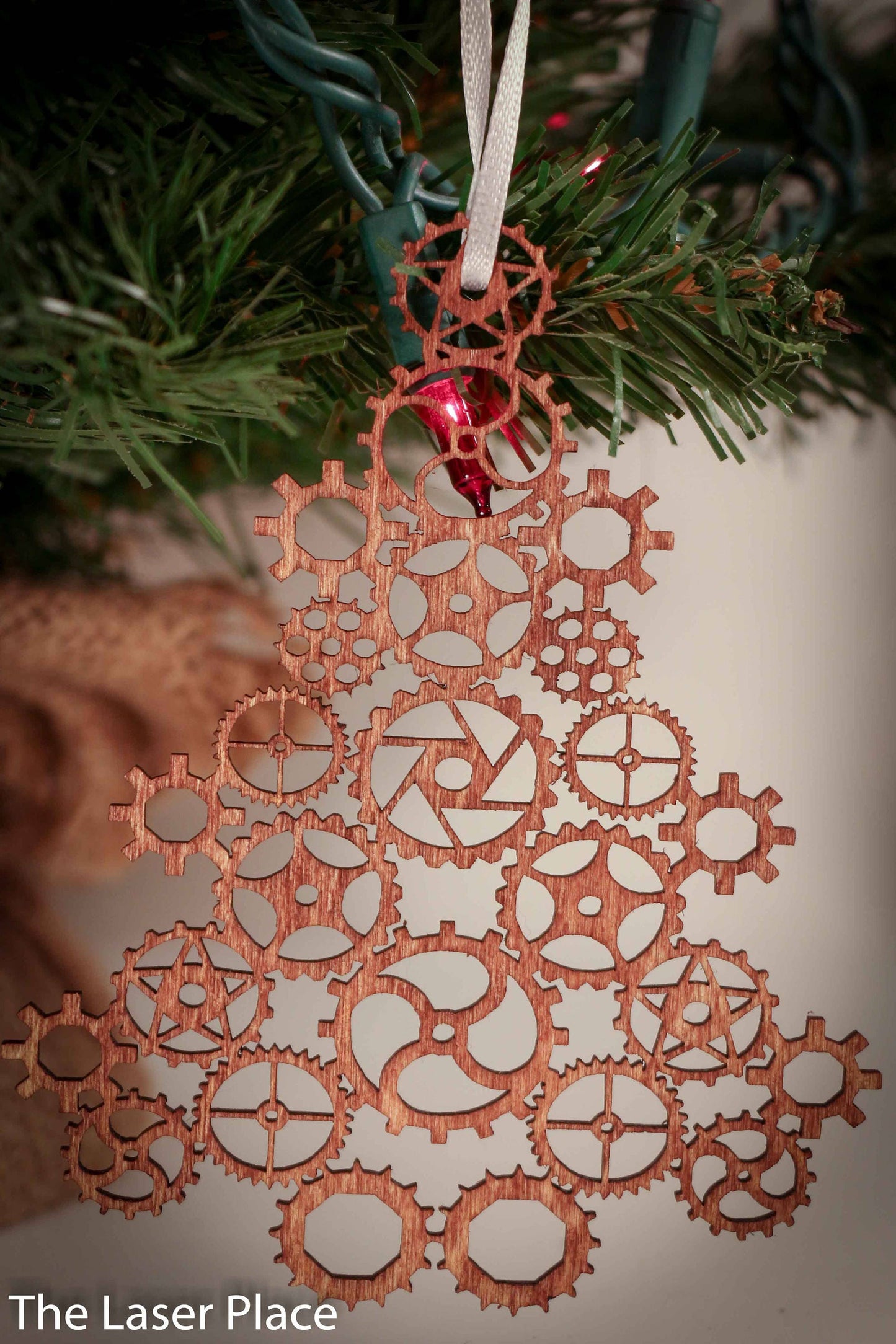 Steampunk Gear Christmas Tree Ornament