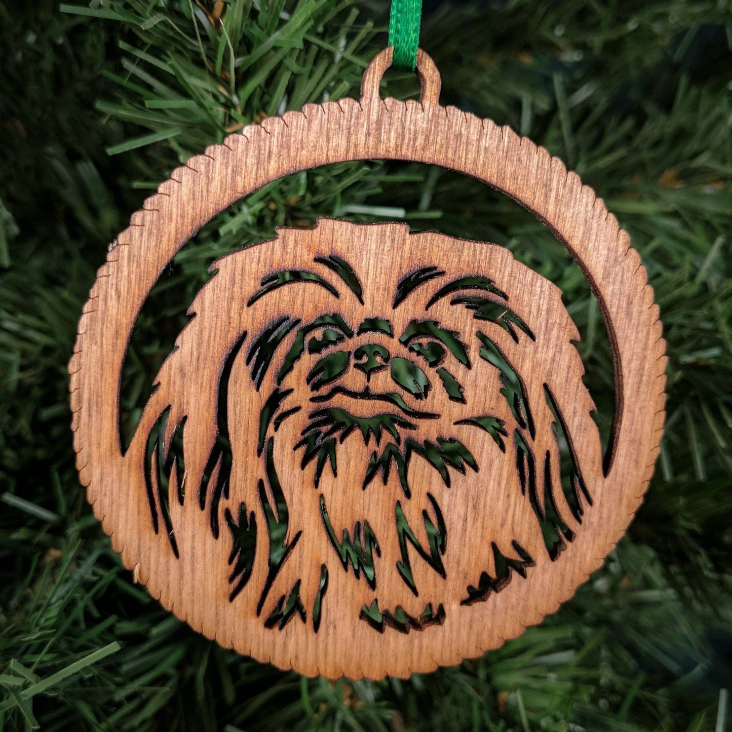 Pekingese Christmas Ornament
