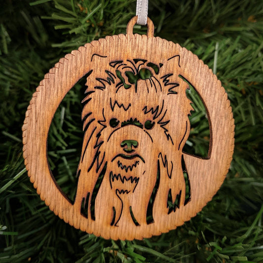 Yorkie Yorkshire Terrier Christmas Ornament