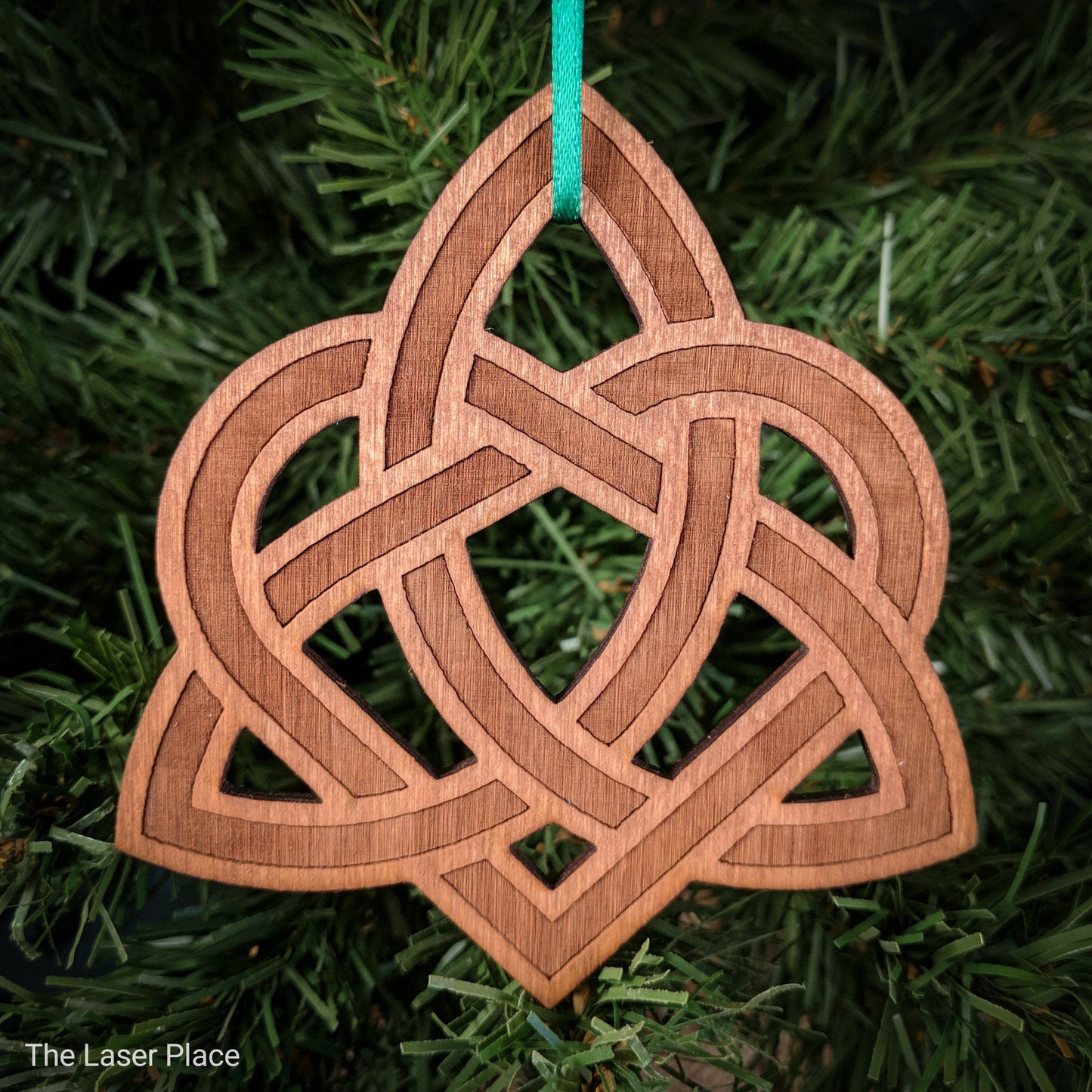 Celtic Trinity Heart Christmas Ornament