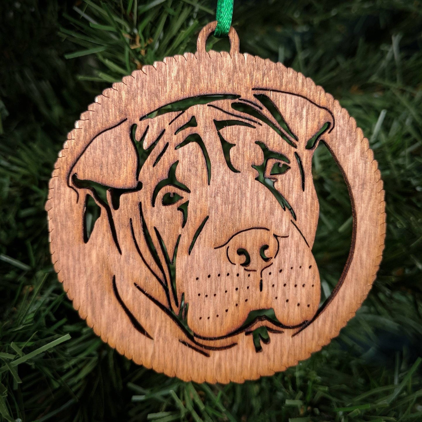 Shar Pei Christmas Ornament