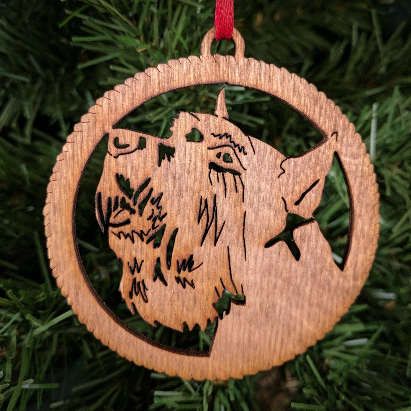 Schnauzer Dog Christmas Ornament