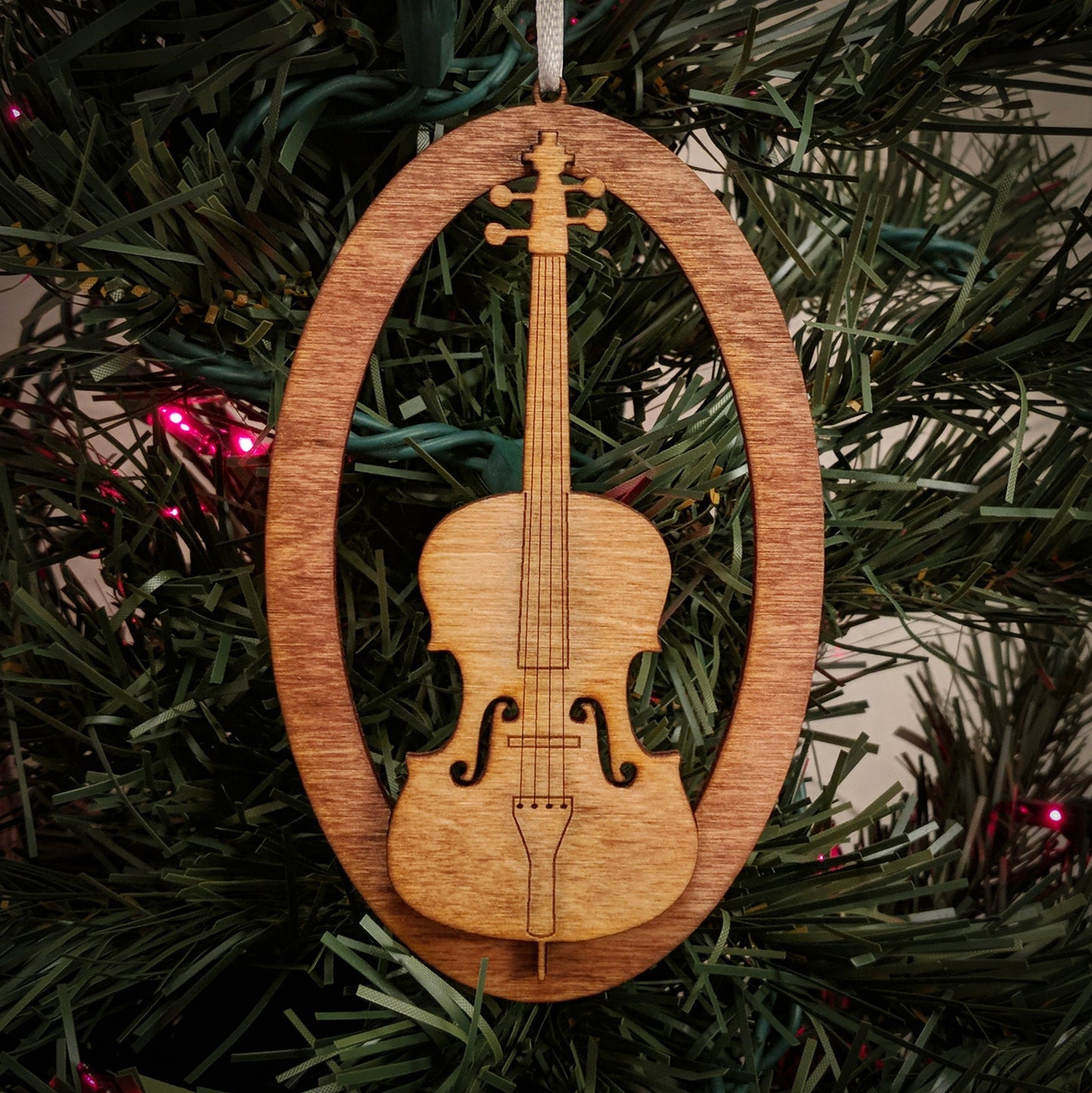 Cello Laser Cut Ornament