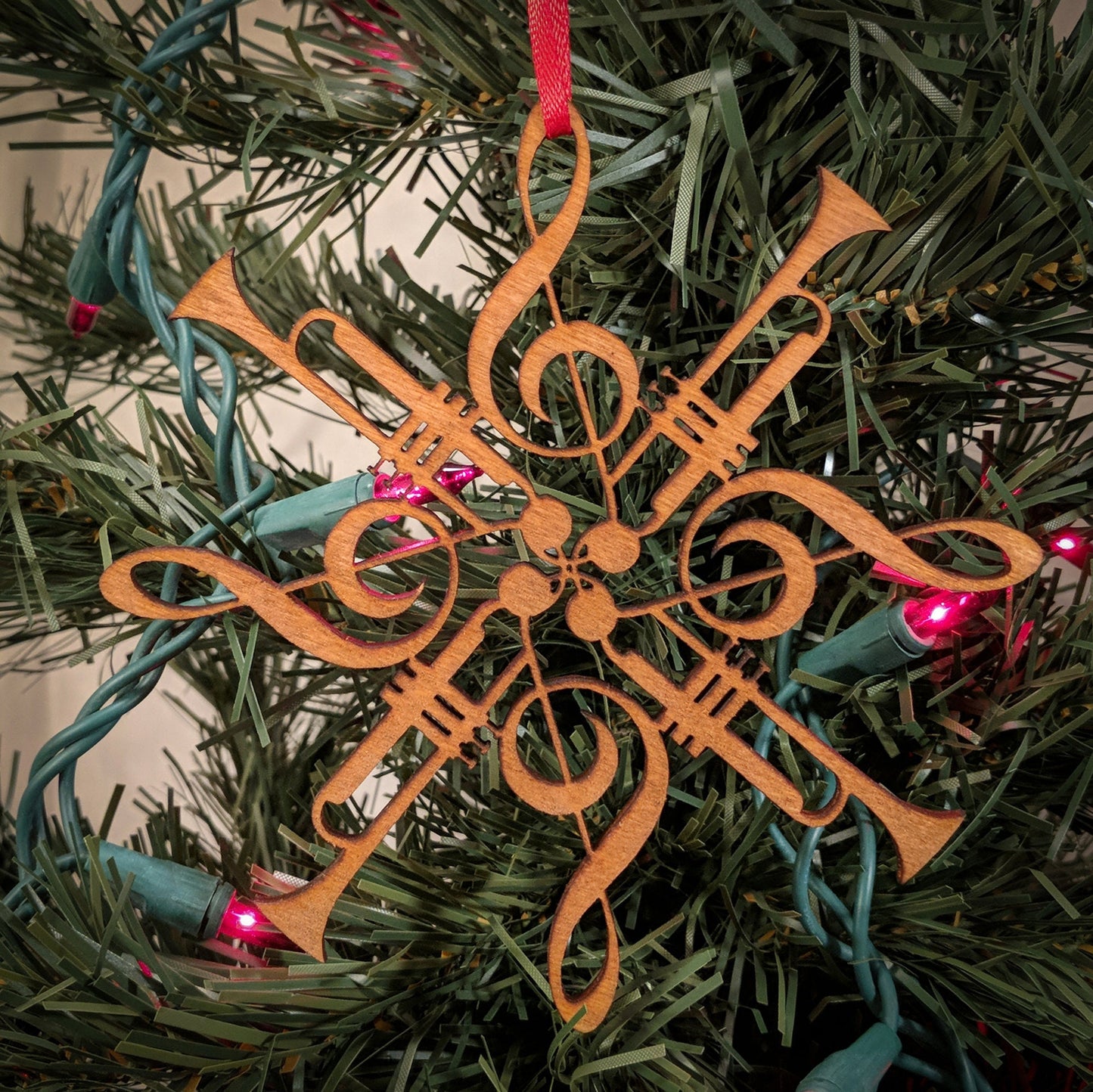 Trumpet Instrument Ornament