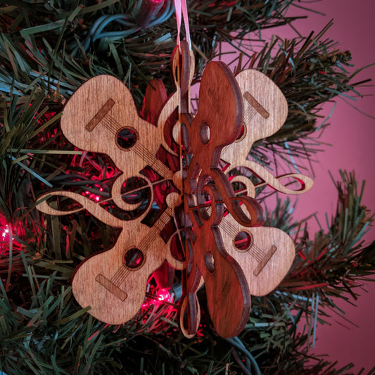 Guitar Christmas Ornament, Guitar Gift