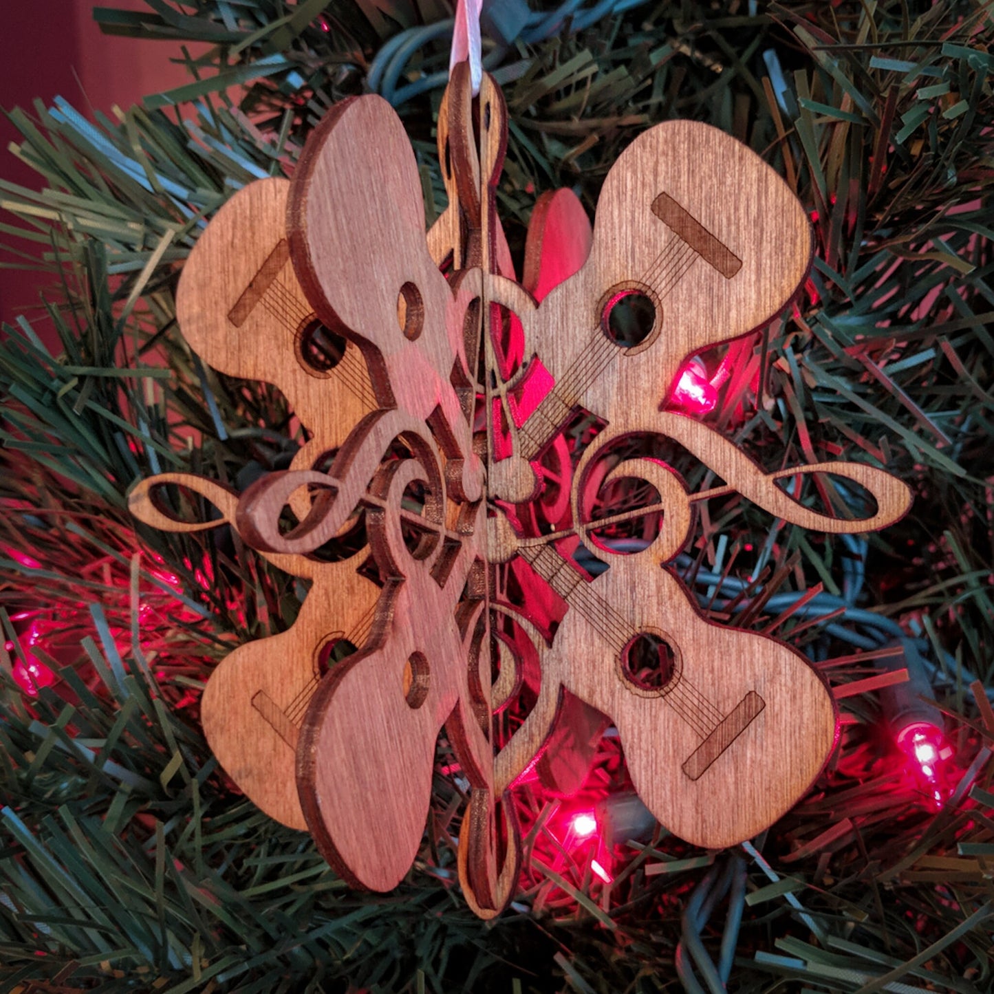 Guitar Christmas Ornament, Guitar Gift