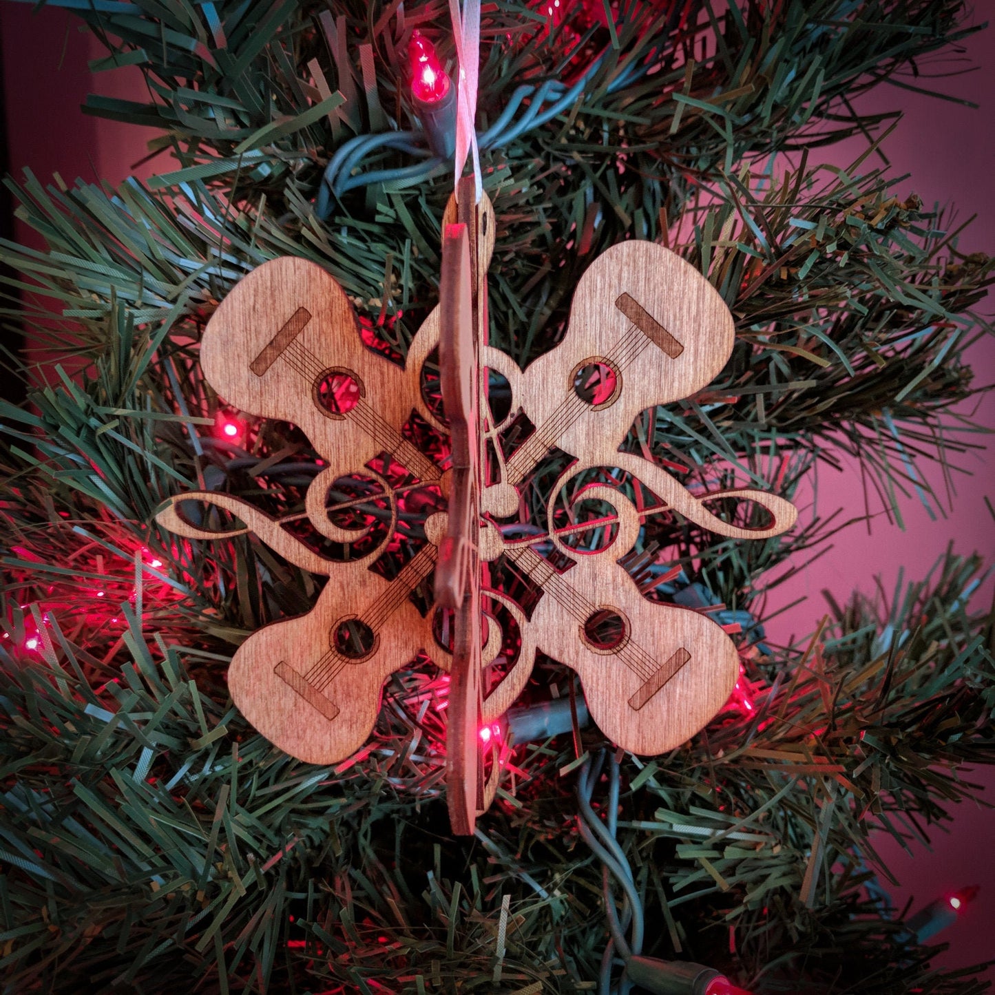 Guitar Christmas Ornament, Guitar Gift
