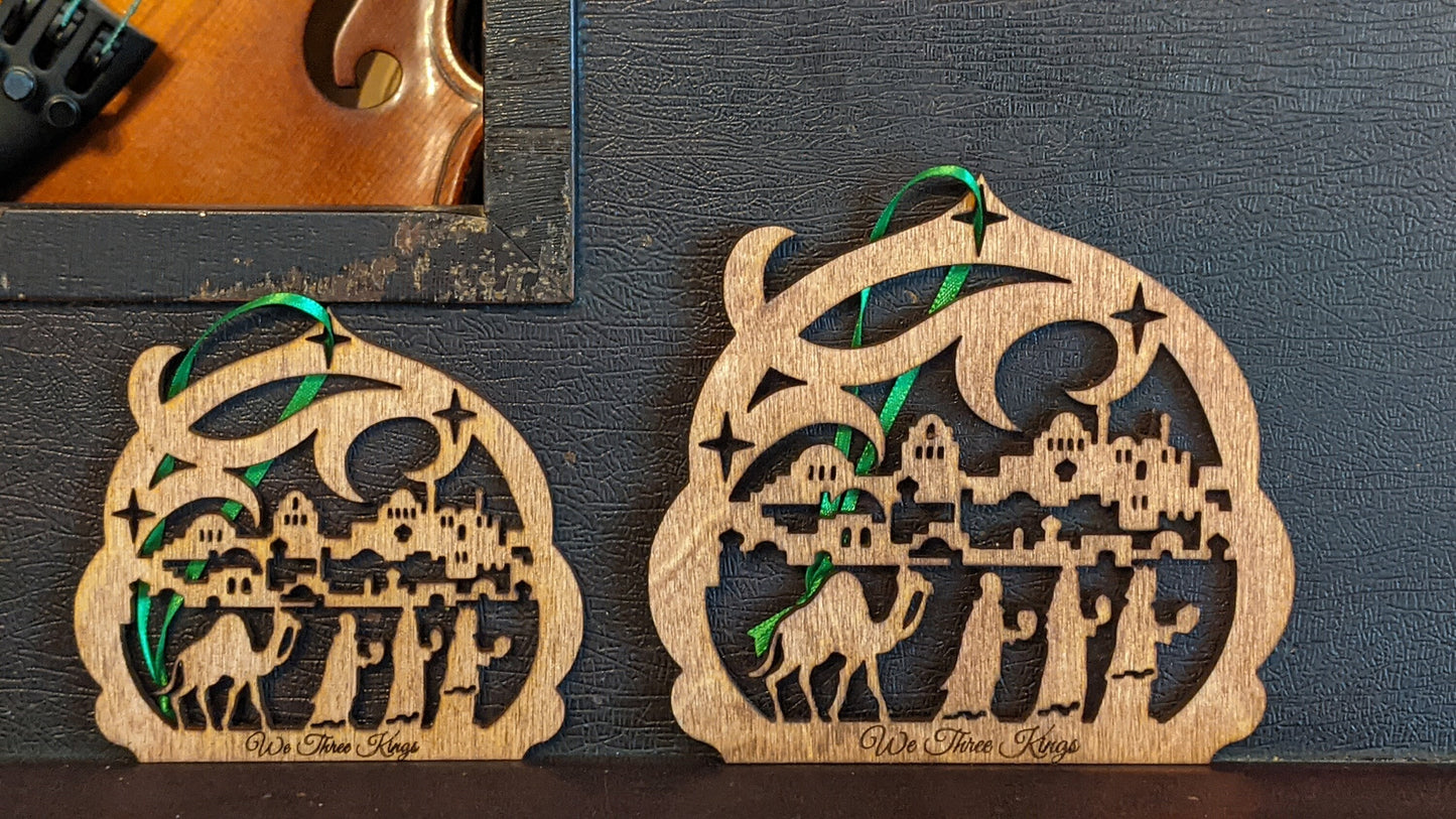 Three Wise Men Nativity Christmas Ornament