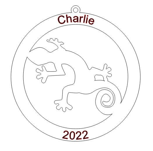 Giraffe Christmas Ornament