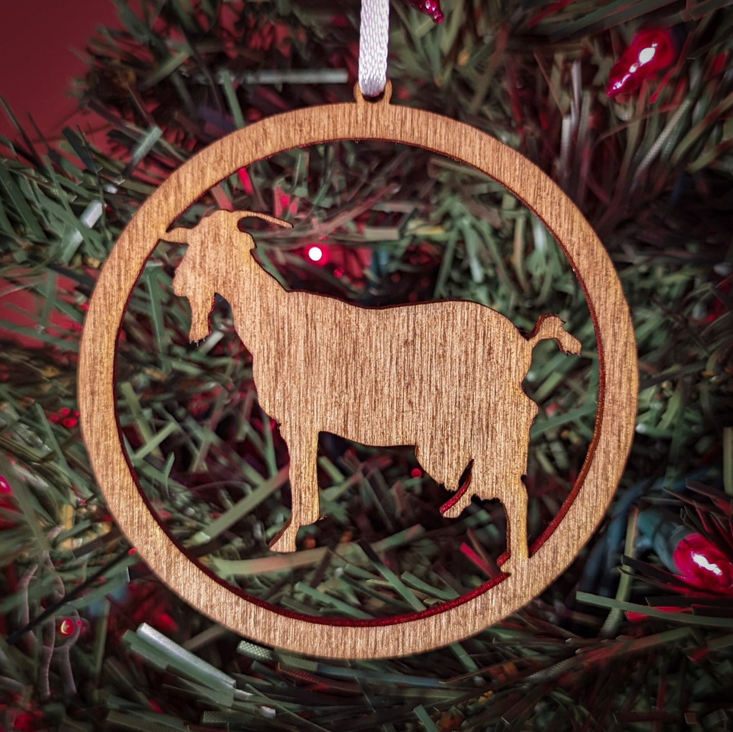 Goat Christmas Ornament