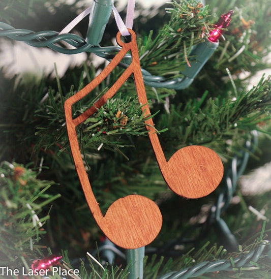Eighth Notes Music Ornament