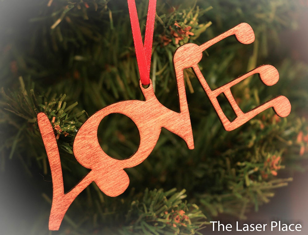 Music Love Christmas Ornament