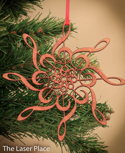 Treble Clef Music Ornament