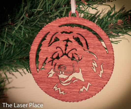 Chow Dog Christmas Ornament