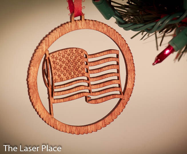 US American Flag Ornament