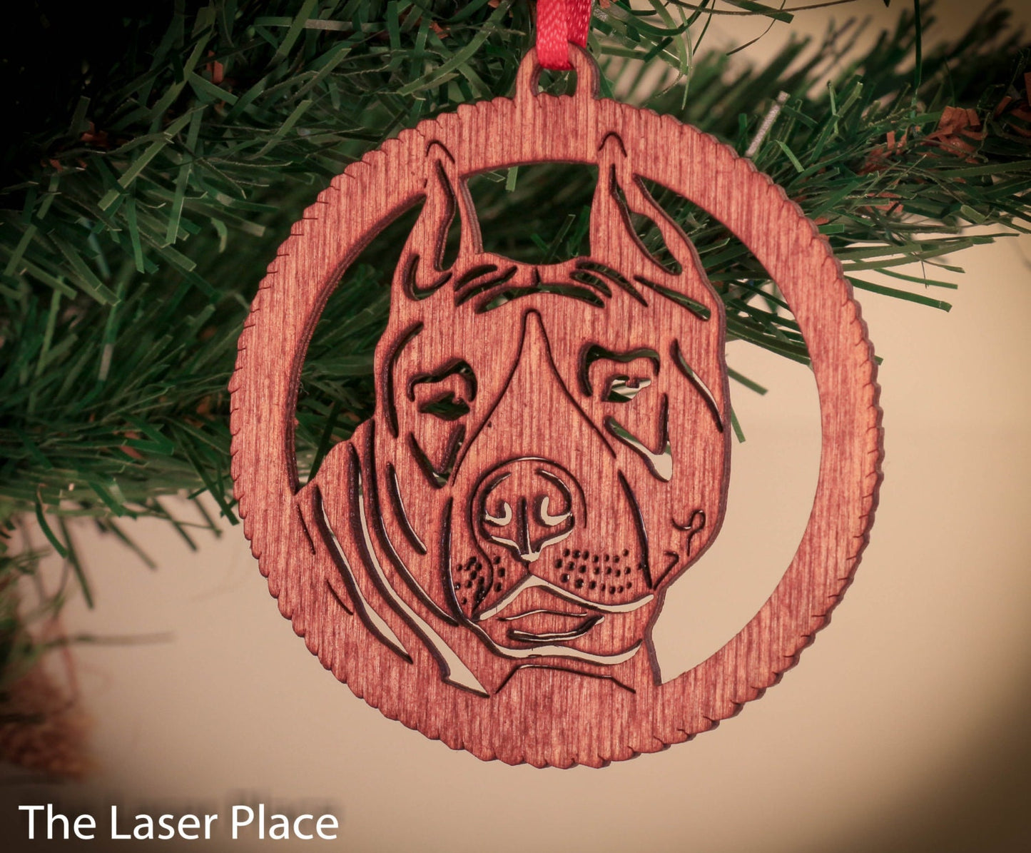 American Straffordshire Christmas Ornament