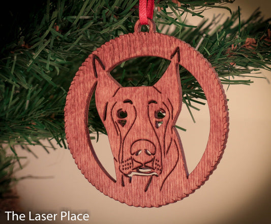 Doberman Pinscher Christmas Ornament