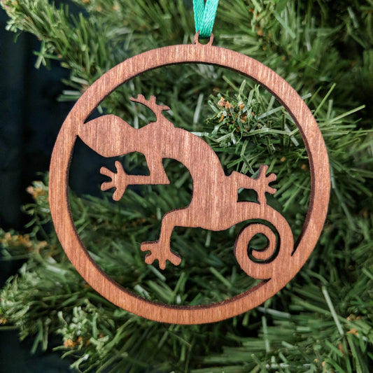 Gecko Lizard Christmas Ornament