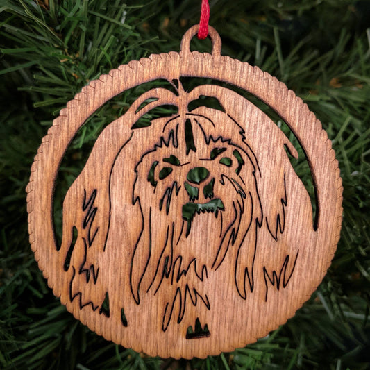 Shih Tzu Dog Christmas Ornament