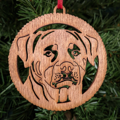 Rottweiler Christmas Ornament