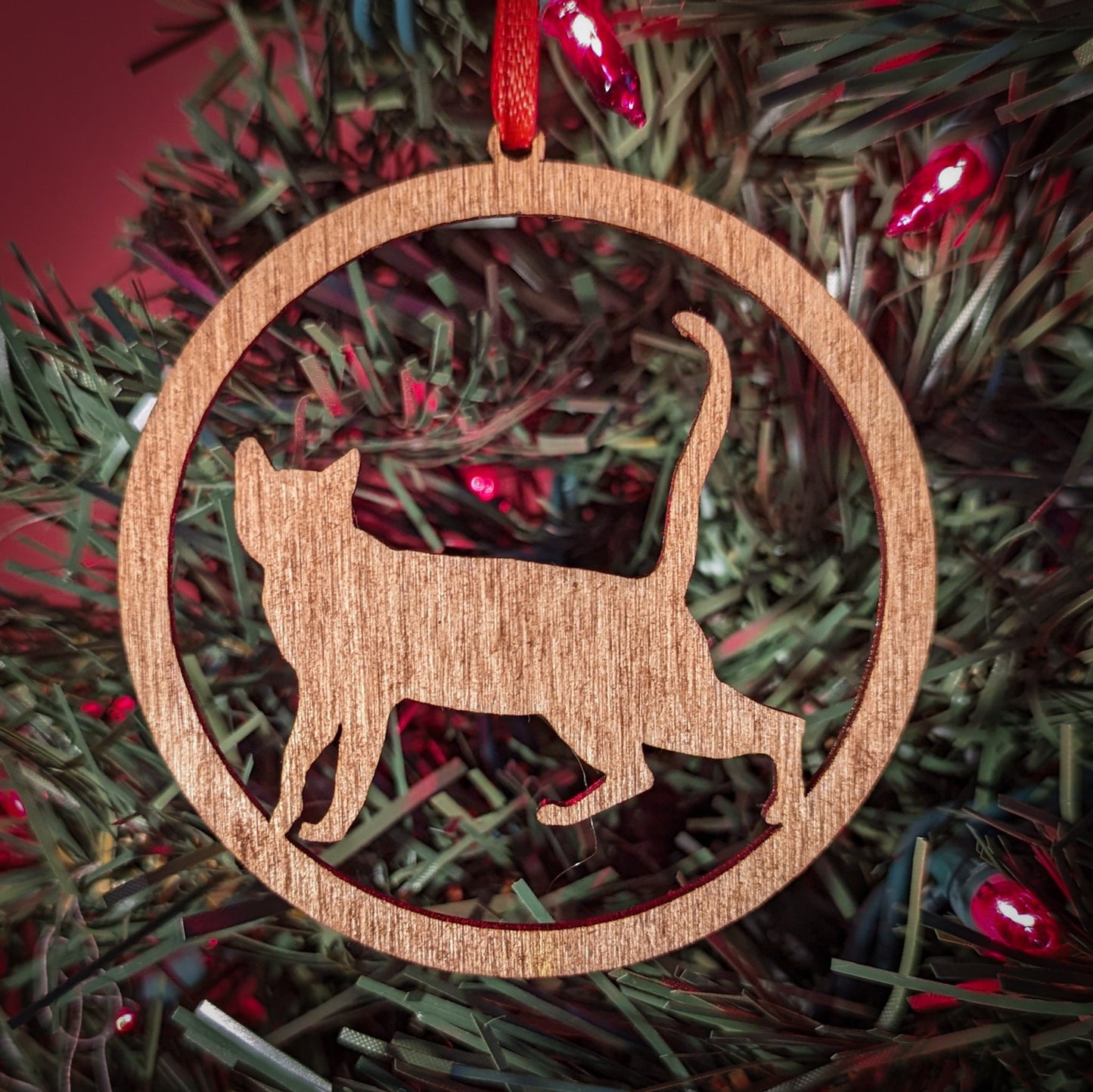 Cat Christmas Ornament