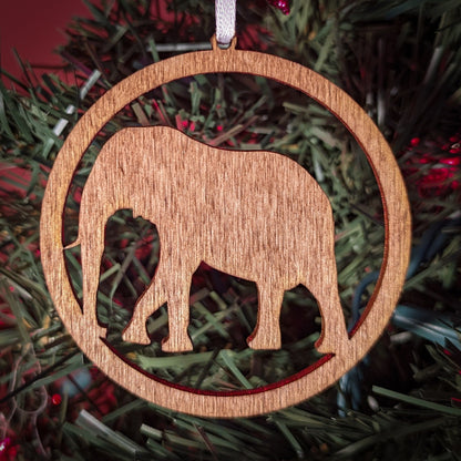 Elephant Christmas Ornament