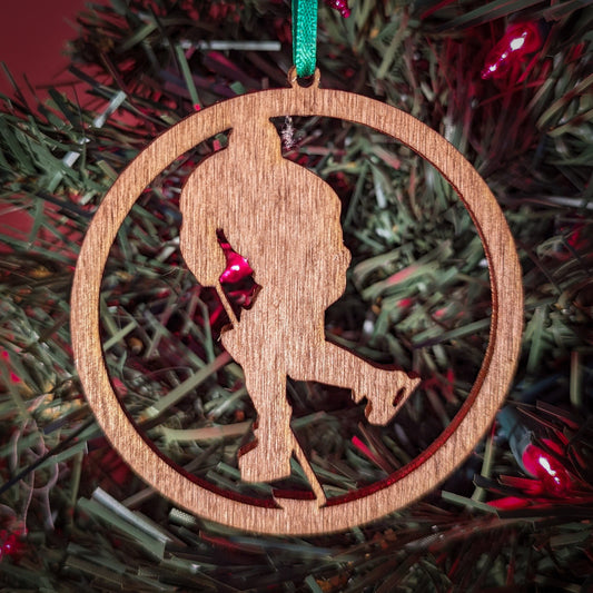 Hockey Player Christmas Ornament